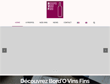 Tablet Screenshot of bordovinsfins.com